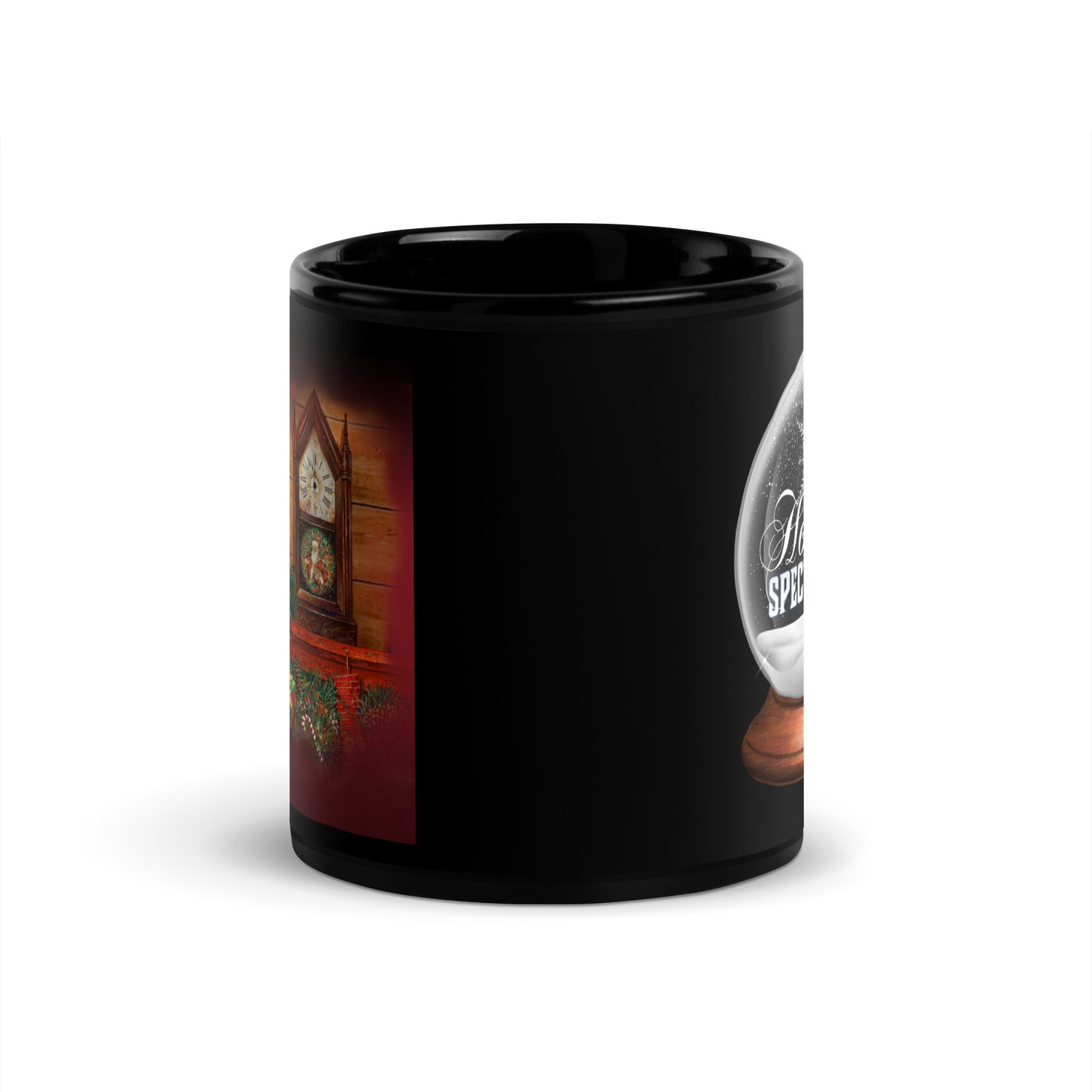 NUTCRACKER Black Glossy Holiday MUG (11 oz. & 15 oz.)