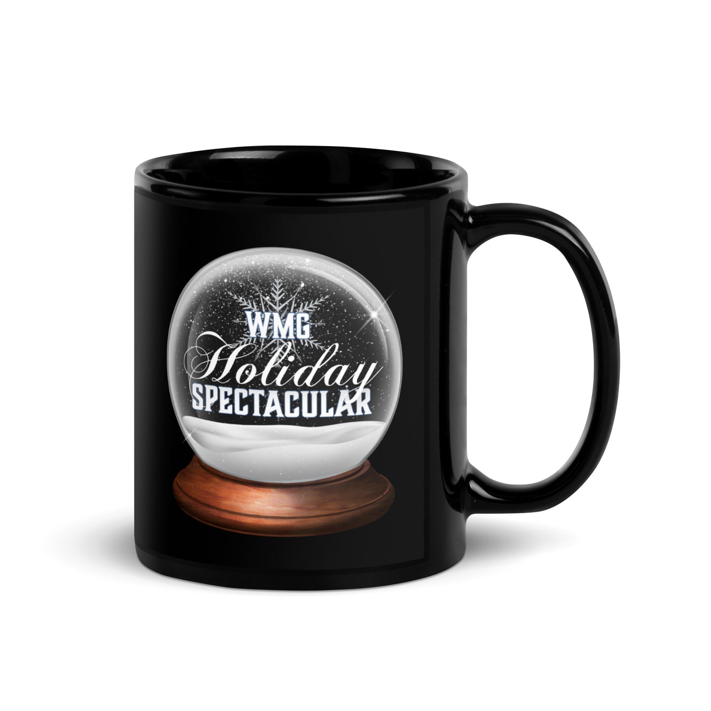 NUTCRACKER Black Glossy Holiday MUG (11 oz. & 15 oz.)