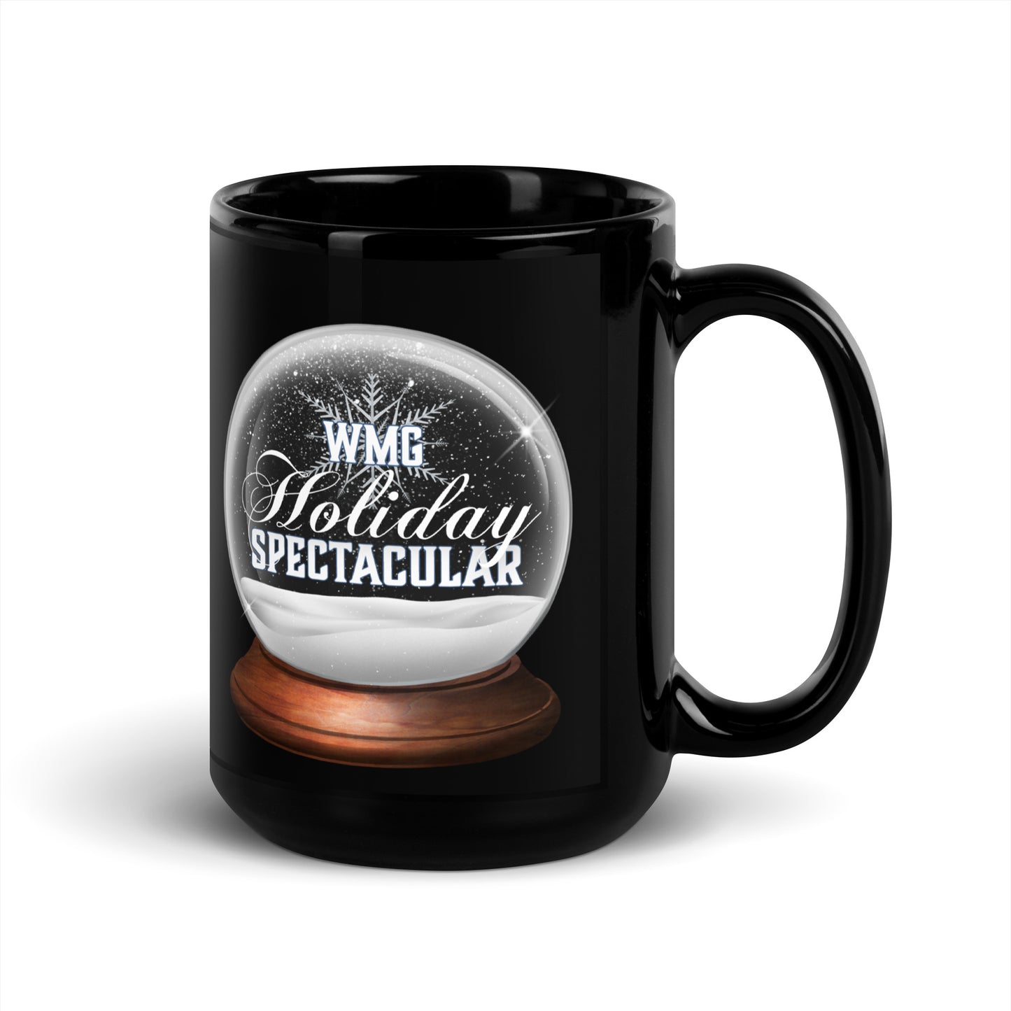 NUTCRACKER Black Glossy Holiday MUG (11 oz. & 15 oz.)